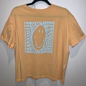 The Smiley Company & Cotton On Collab Light Yellow Shirt Size Small